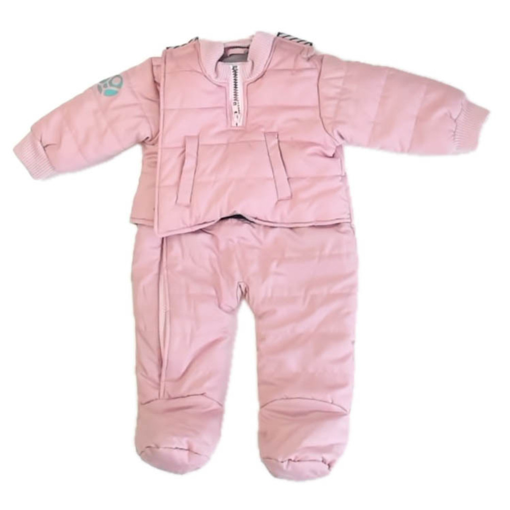 Buckle Me Girls Pink Snowsuit size: 3-6 Months